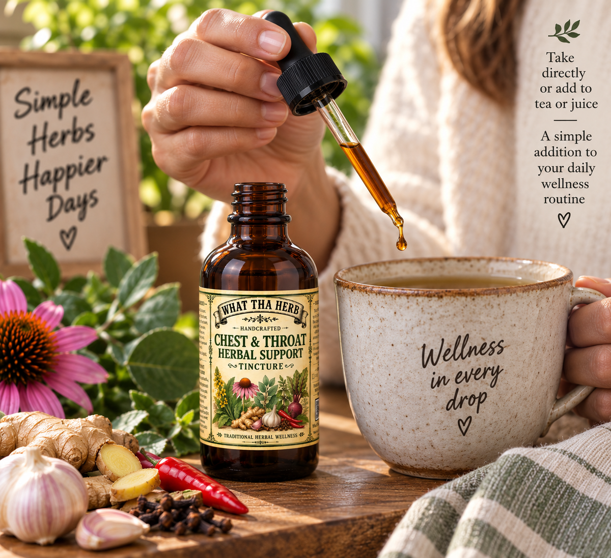 Chest & Throat Herbal Support Tincture