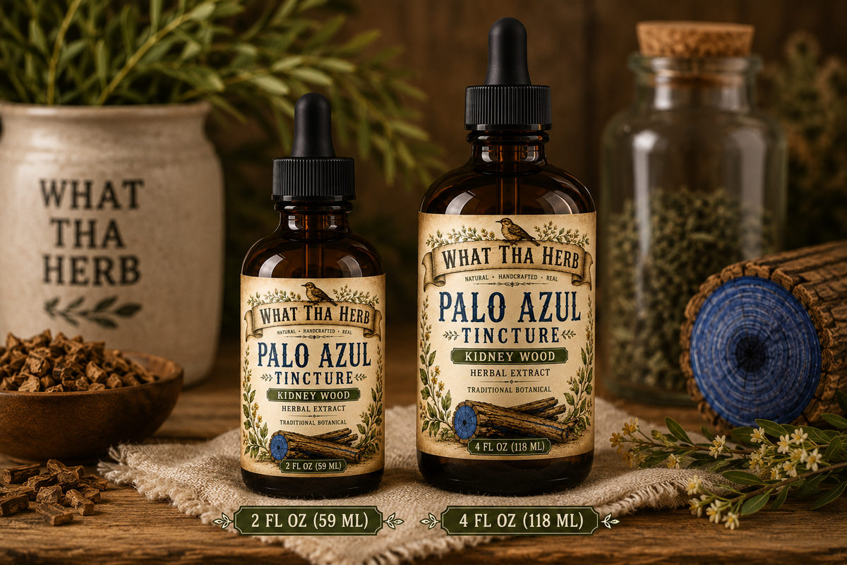 Palo Azul Tincture Kidney Wood Herbal Extract 2 oz & 4 oz