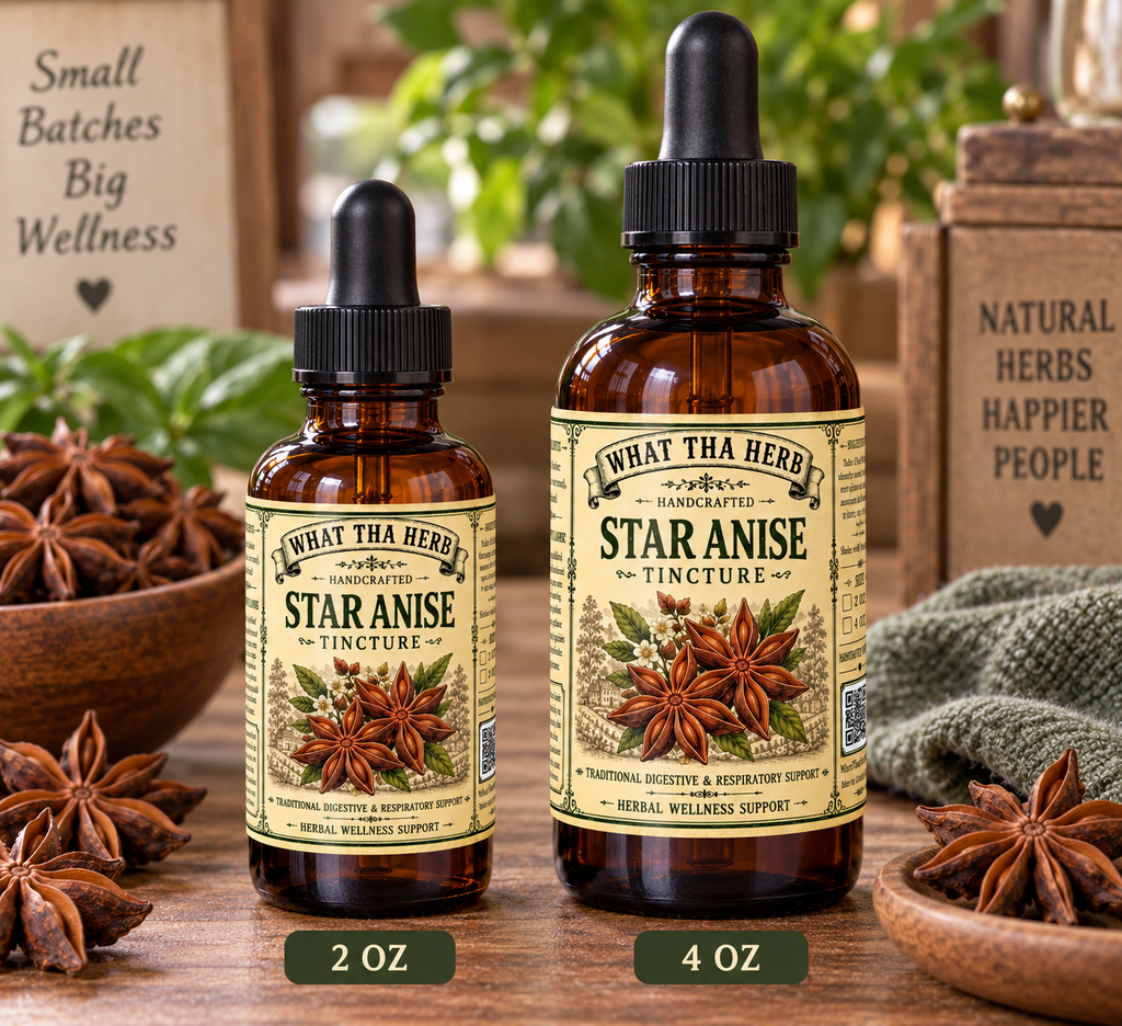 Star Anise Tincture | Supports Digestion & Immune Wellness | What Tha Herb