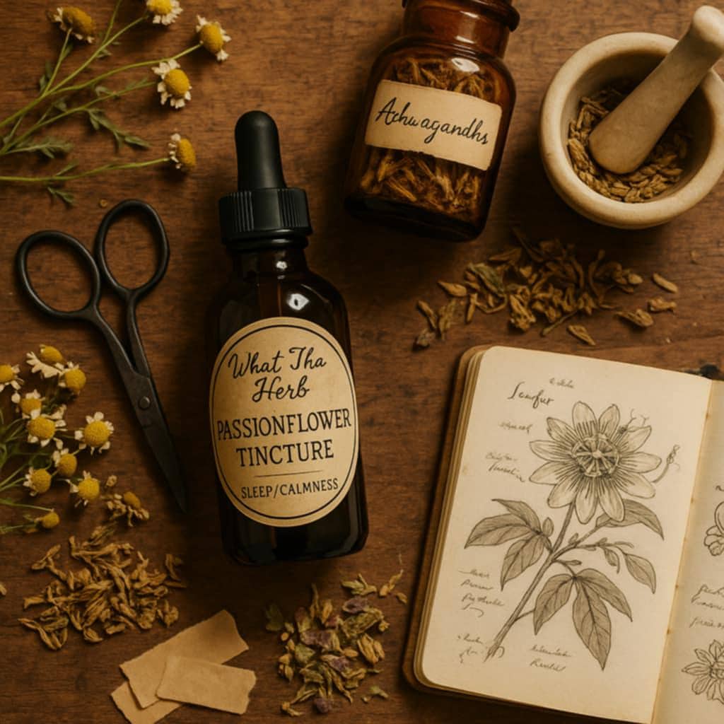 Passionflower Tincture: Herbal Sleep & Relaxation Aid
