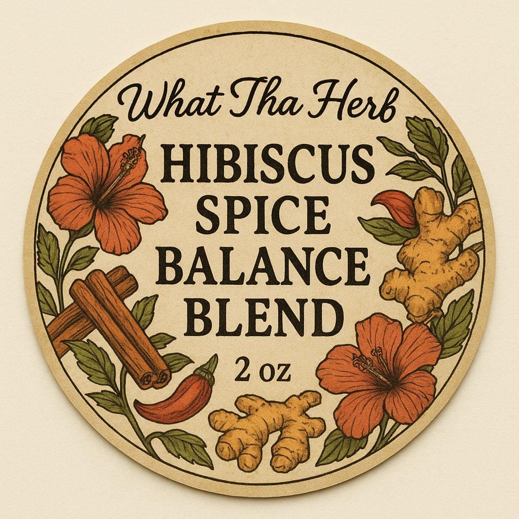 Hibiscus Spice Balance Blend •  Herbal Tincture