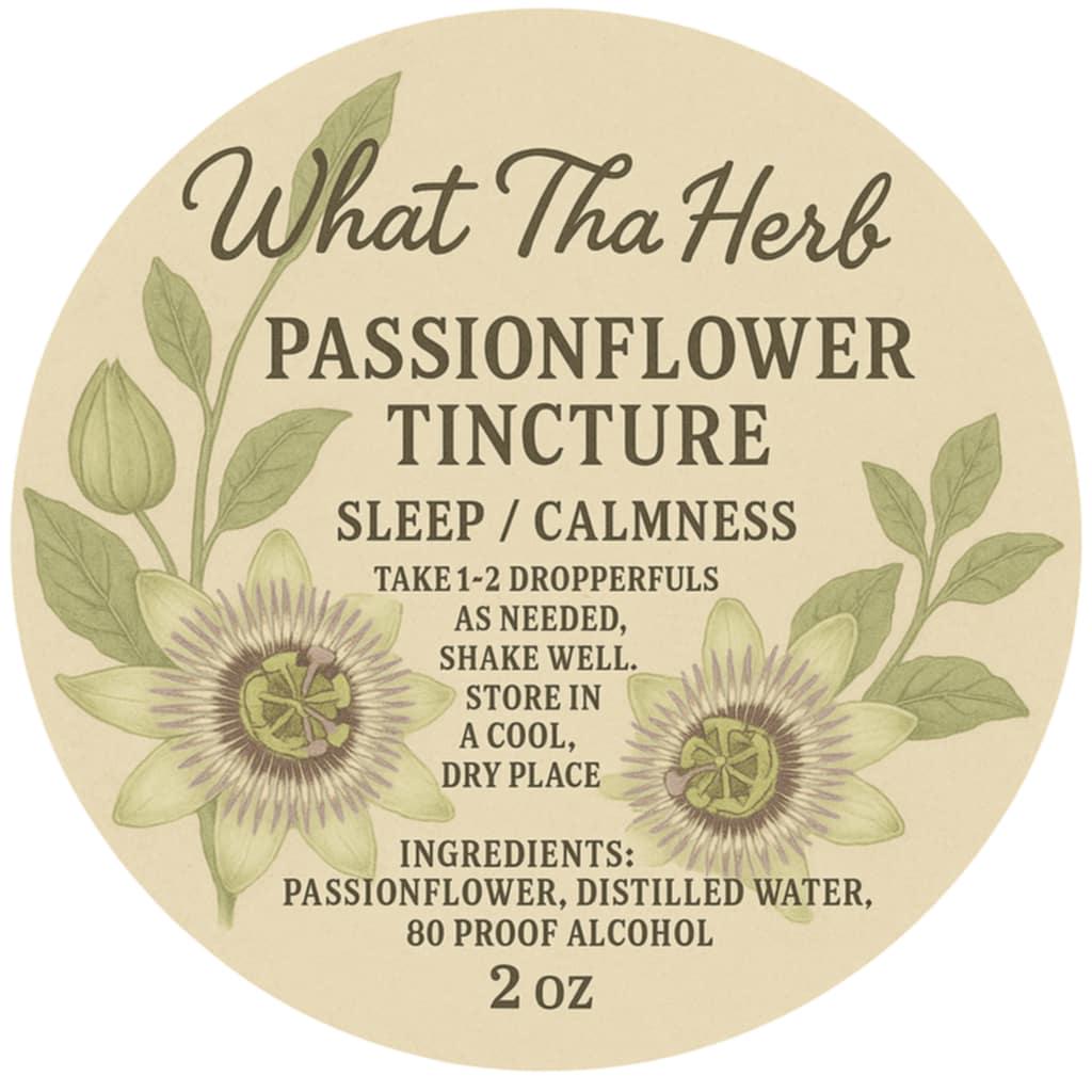 Passionflower Tincture: Herbal Sleep & Relaxation Aid