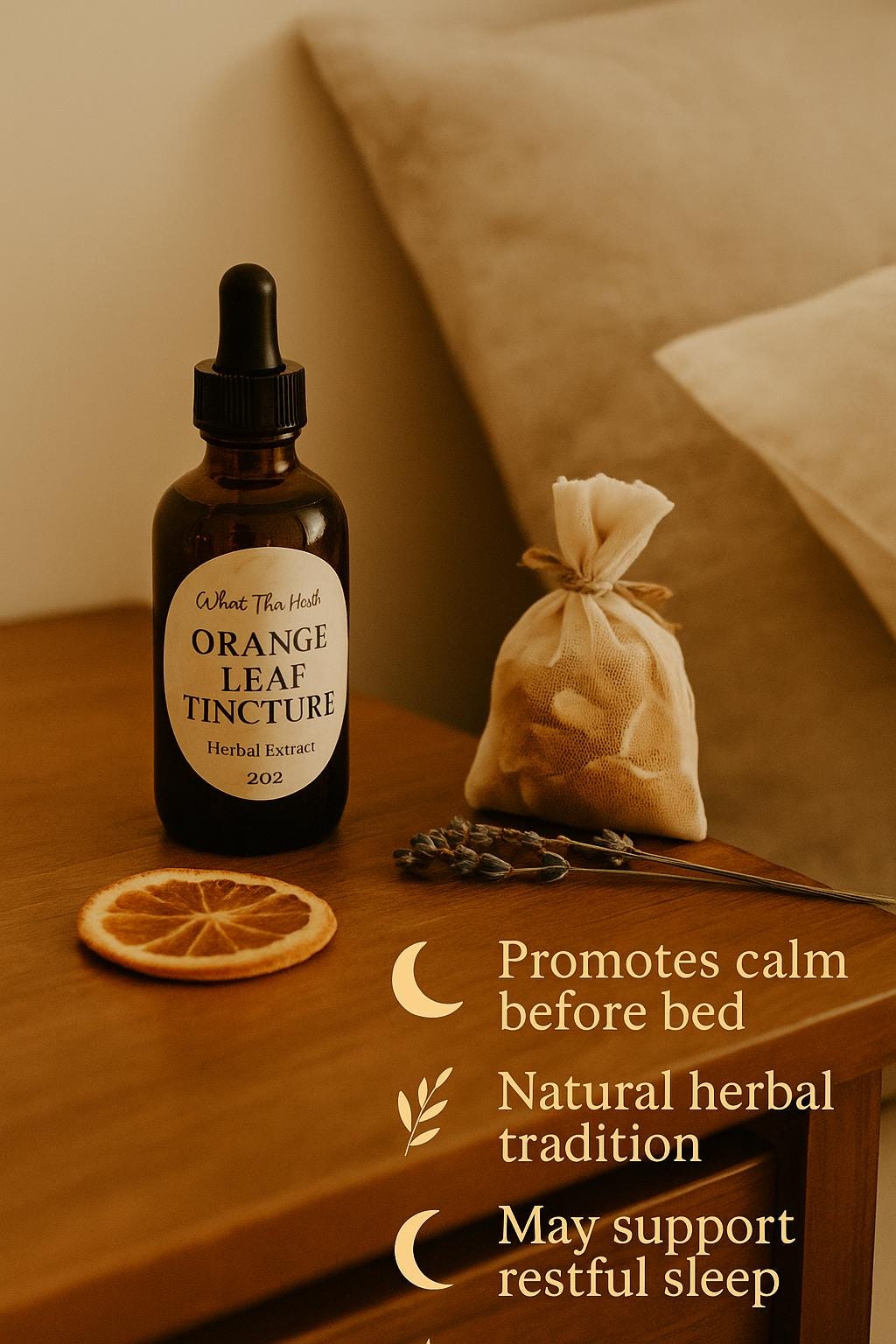 Orange Leaf Tincture – 2oz Amber Dropper Bottle