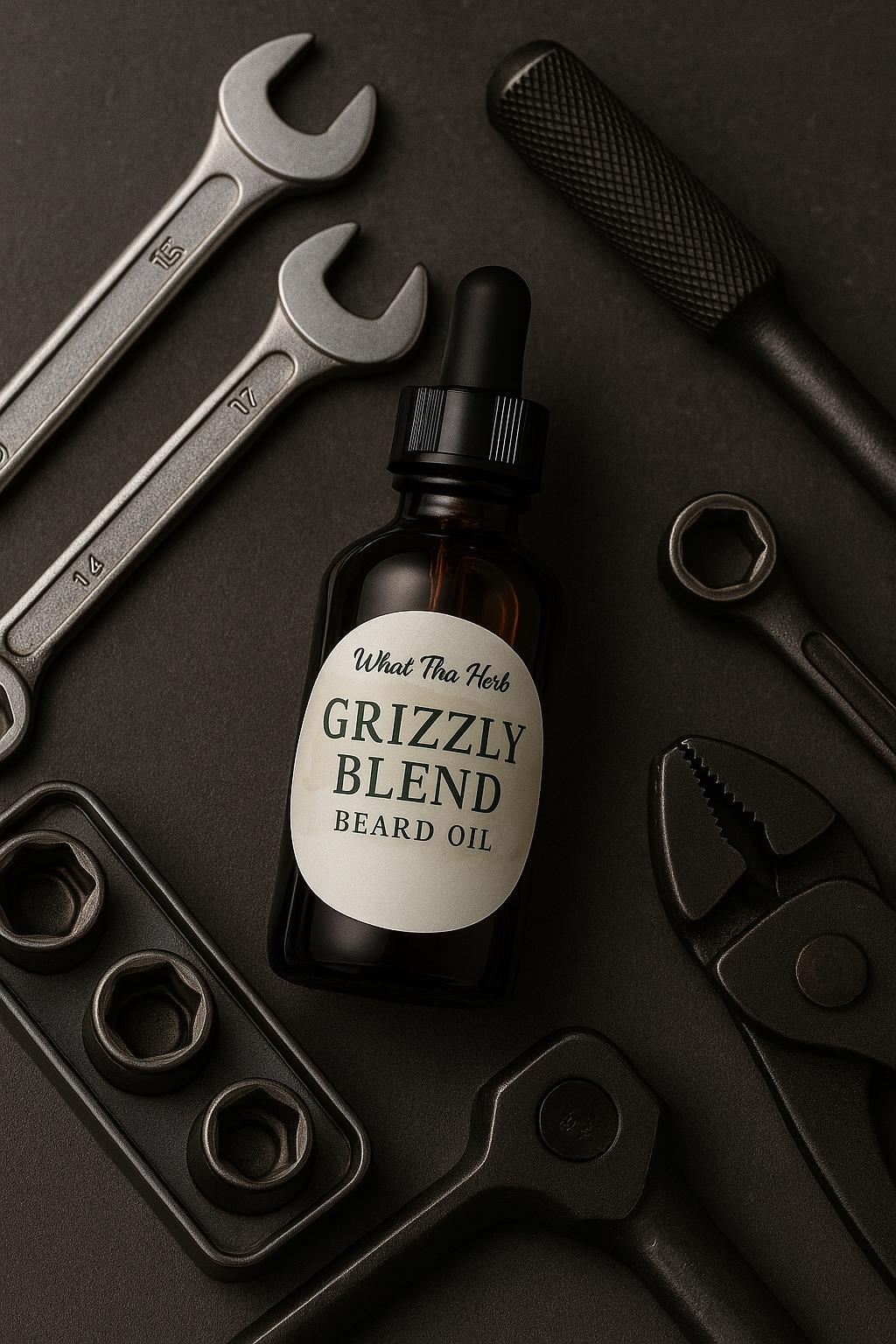 Grizzly Blend Beard Oil – 2 oz Dropper Bottle | Rugged Conditioning for Beards & Skin