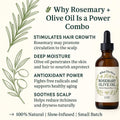 Rosemary Olive Oil | 2 oz & 4 oz Amber Dropper Bottle | What Tha Herb