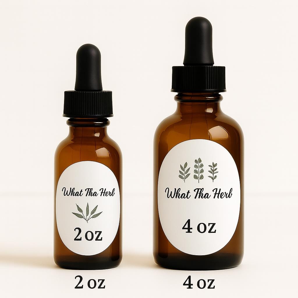 Epazote Bark Tincture – Traditional Herbal Extract | Handcrafted 2oz & 4oz Amber Dropper Bottles