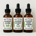 Soursop Herbal Infused Oil: Coconut, Almond, or Jojoba - 1oz, 2oz, 4oz