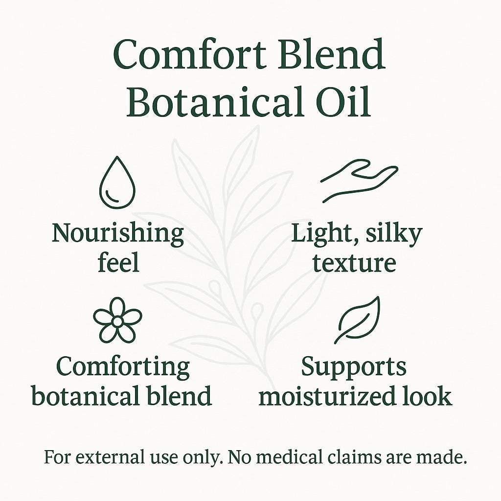 Comfort Blend Botanical Body Oil | Calendula, Chamomile & Soursop Infused Oil