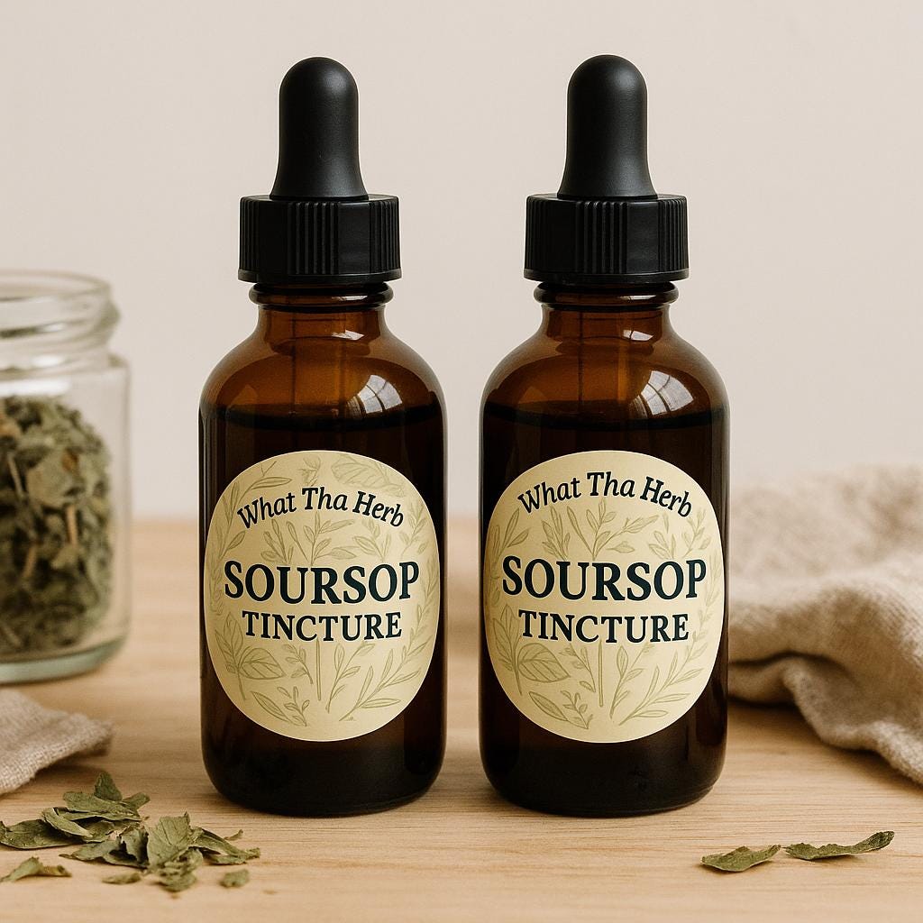 Soursop Botanical Bundle 2 x 4 oz Herbal Tincture Value Set