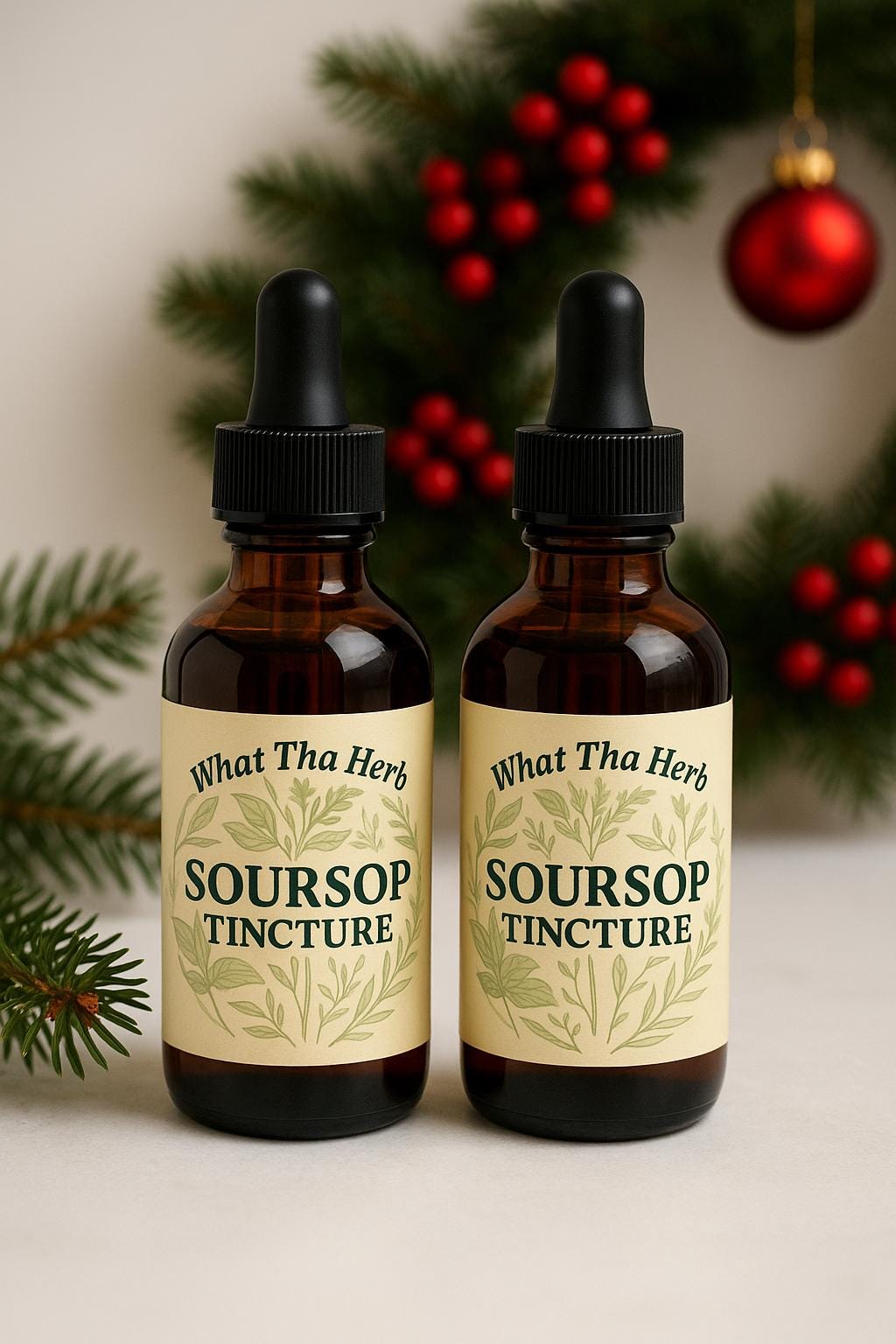 Soursop Botanical Bundle 2 x 4 oz Herbal Tincture Value Set