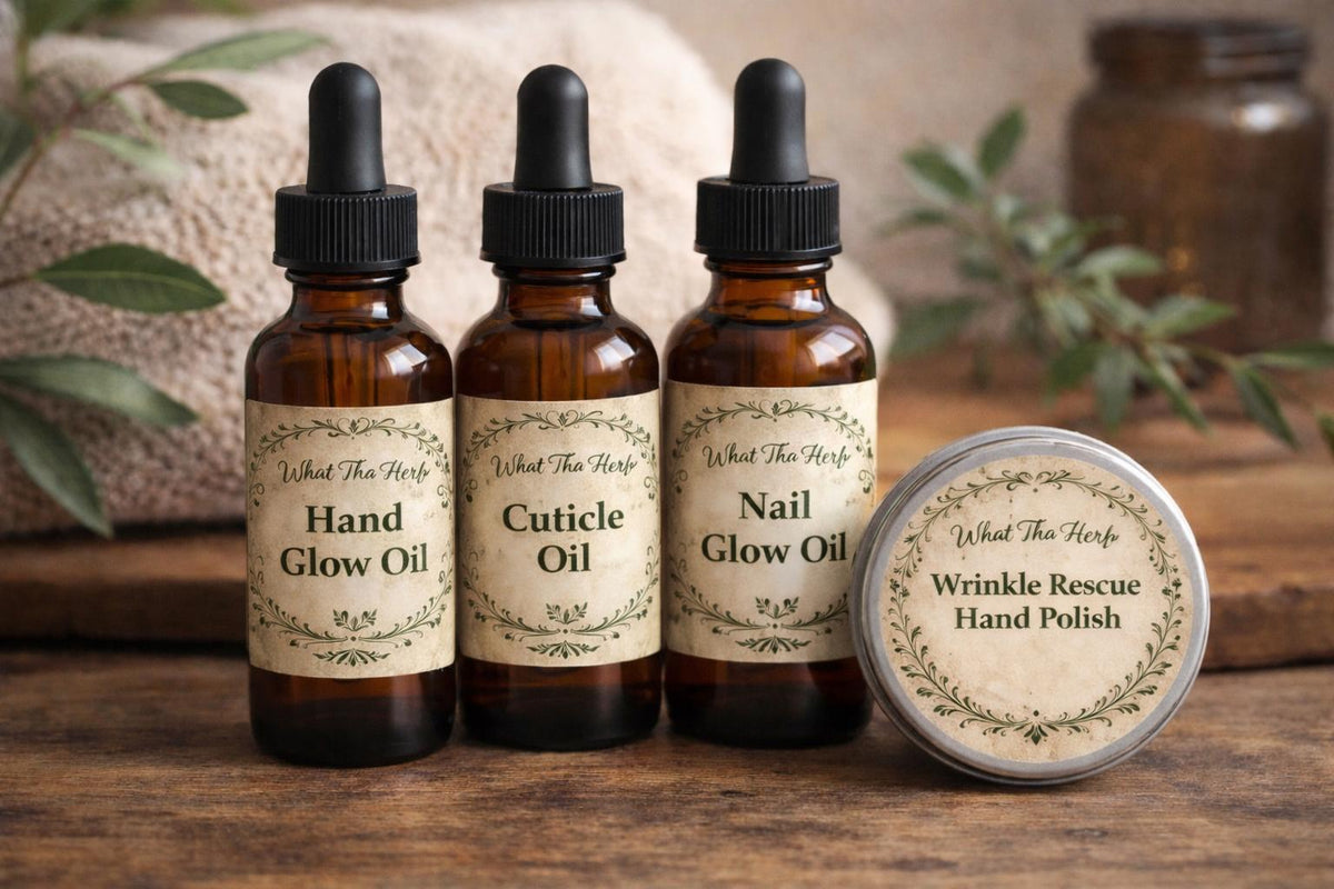 Botanical Hand & Nail Care Set | Handcrafted Self Care Gift