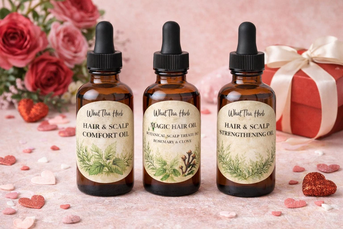 Hair Herbal Pamper Set | Botanical Hair & Scalp Oil Trio