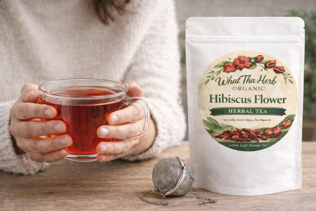 Organic Hibiscus Tea, Dried Hibiscus Flowers, Loose Leaf Herbal Tea, Caffeine Free Tea, Sorrel Tea, Jamaica Tea