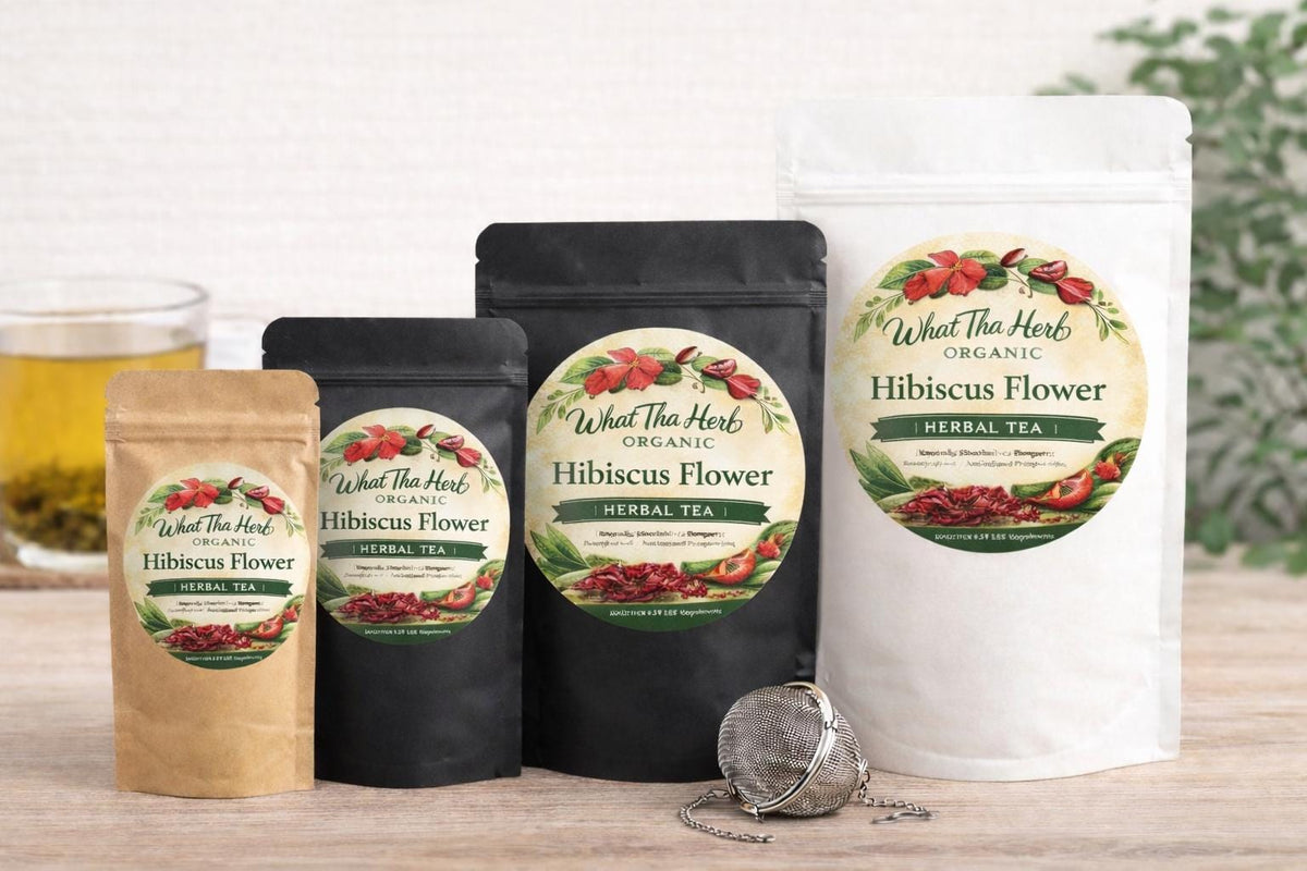 Organic Hibiscus Tea, Dried Hibiscus Flowers, Loose Leaf Herbal Tea, Caffeine Free Tea, Sorrel Tea, Jamaica Tea