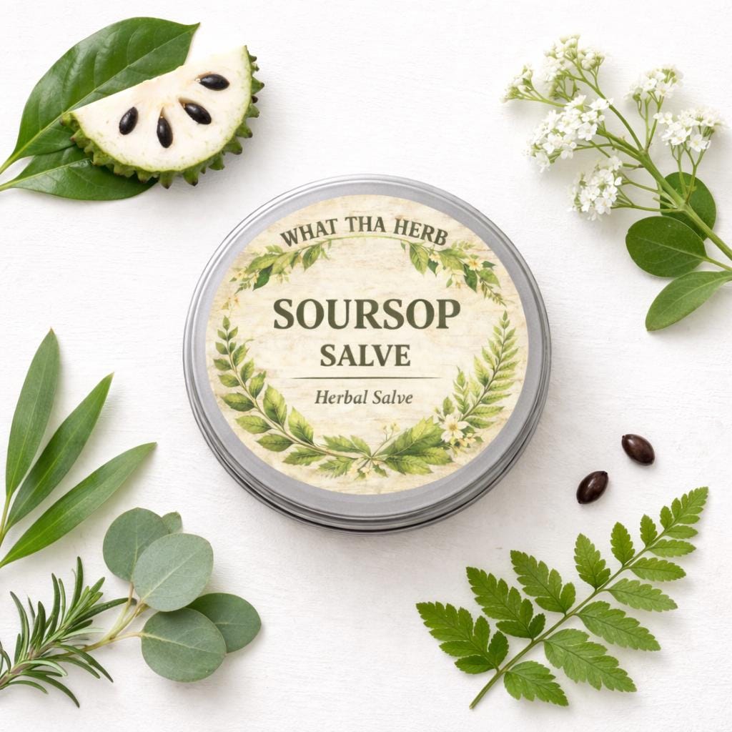 Soursop Soothing Salve – Herbal Comfort for Your Skin