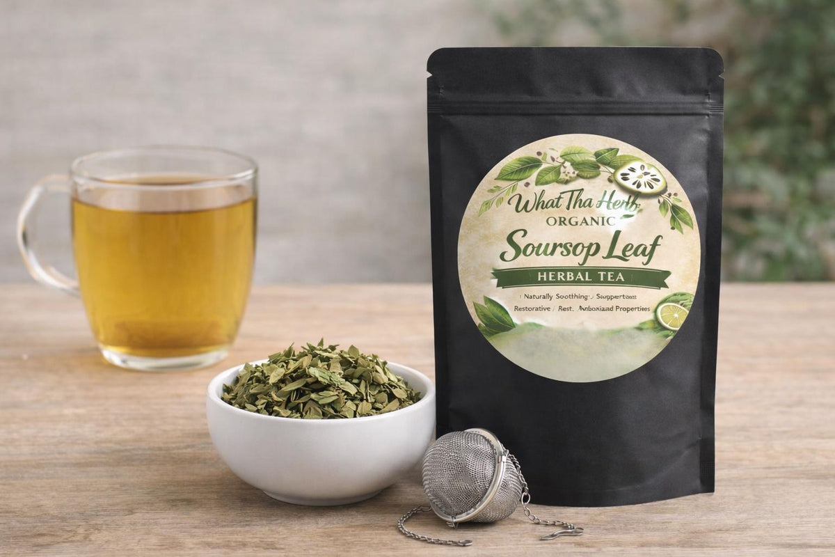 Soursop Leaf Herbal Tea with Bark | Loose Leaf