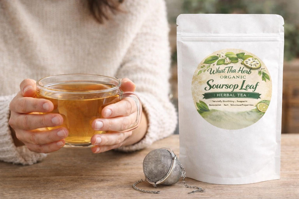 Soursop Leaf Herbal Tea with Bark | Loose Leaf