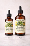 Botanical Mouth Rinse Concentrate | Mint Herbal Oral Care | Tincture-Based Rinse