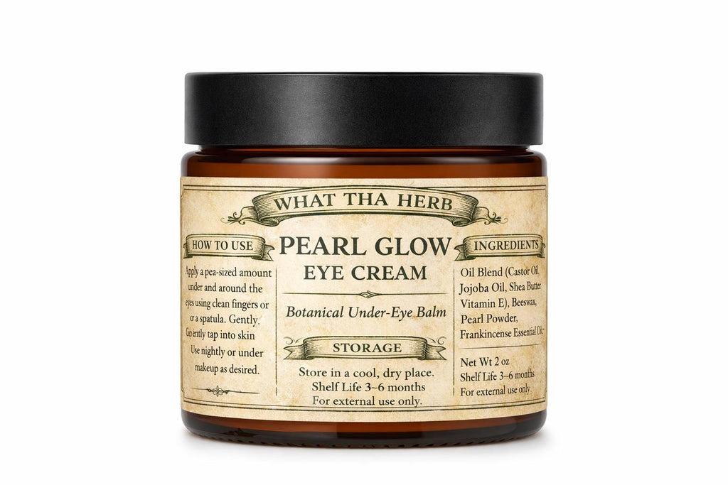 Pearl Glow Eye Cream – Natural Skincare | Frankincense Infused Under Eye Treatment