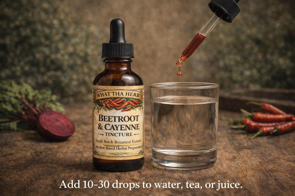Beet Root & Cayenne Tincture | Botanical Energy Blend | 2 oz 4 oz