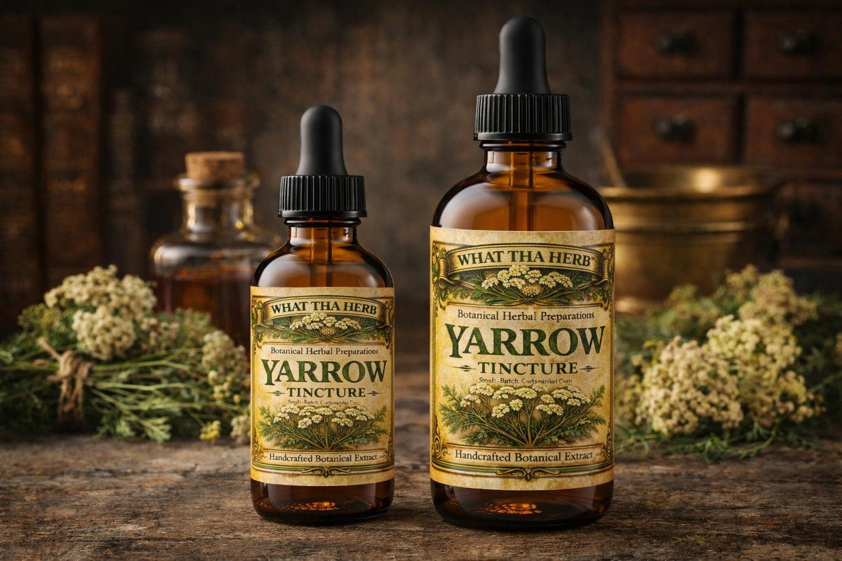 Yarrow Tincture | Alcohol-Based Botanical Extract | Small Batch Herbal Preparation