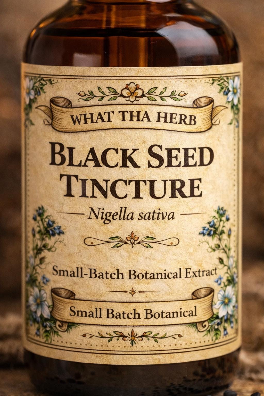 Black Seed Tincture | Nigella Sativa Herbal Extract (2 oz or 4 oz)