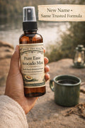 Pure Ease Avocado Mist, Botanical Body Spray, Travel Size Herbal Arnica Clove Spray