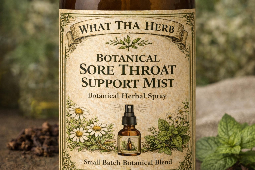 Botanical Sore Throat Support Mist | Herbal Plant Spray