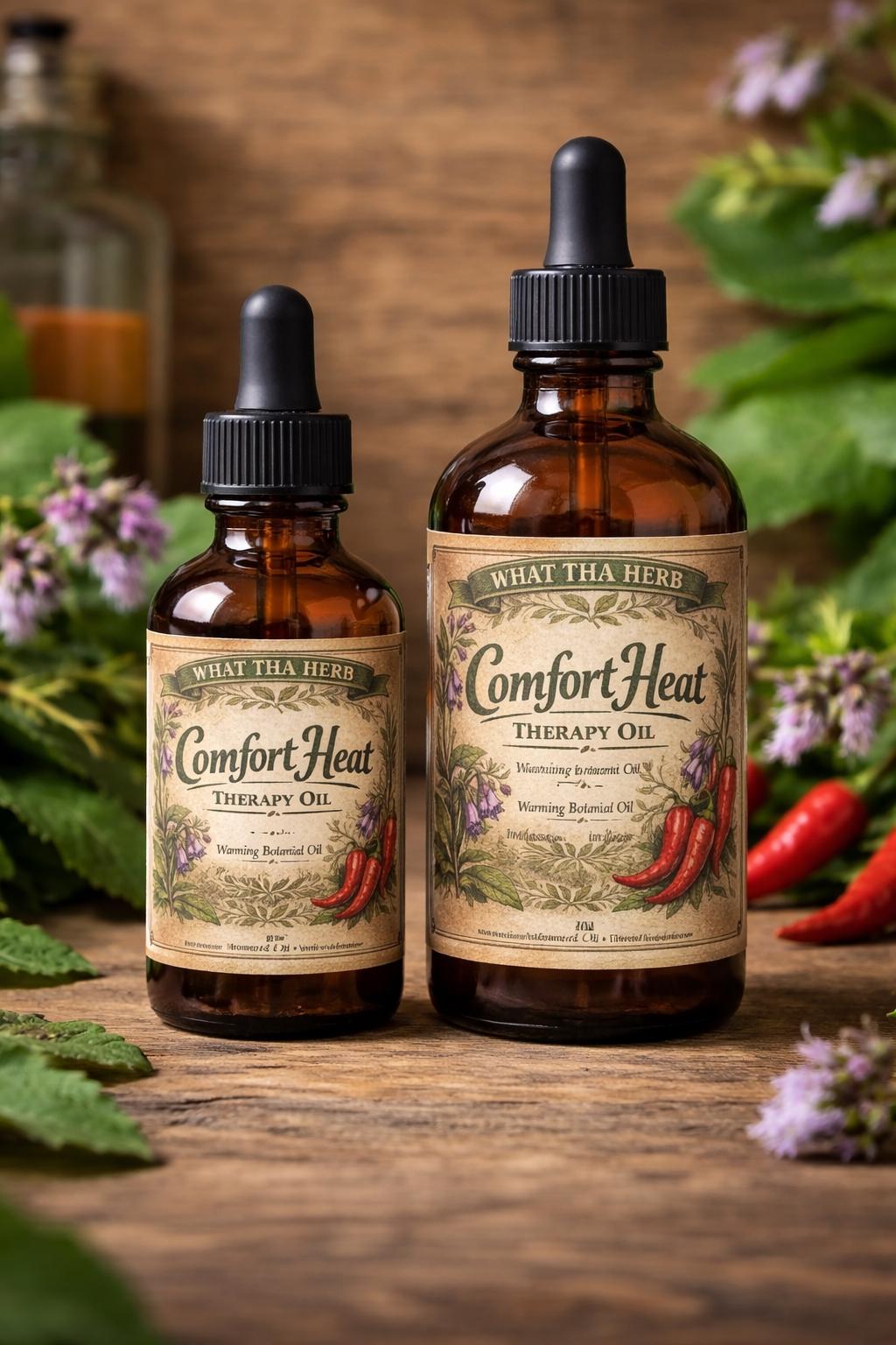 Comfort Heat Therapy Oil | Botanical Heat Massage Blend