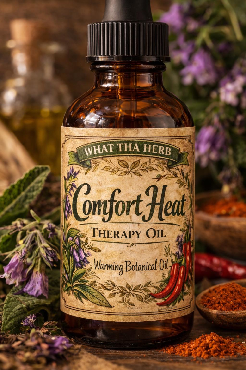 Comfort Heat Therapy Oil | Botanical Heat Massage Blend