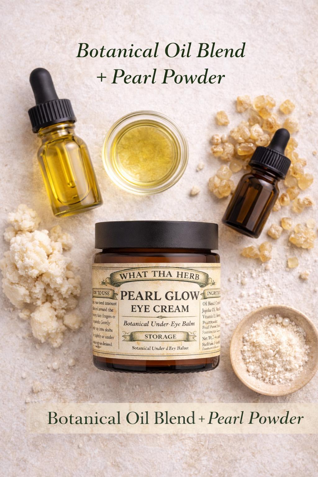 Pearl Glow Eye Cream – Natural Skincare | Frankincense Infused Under Eye Treatment