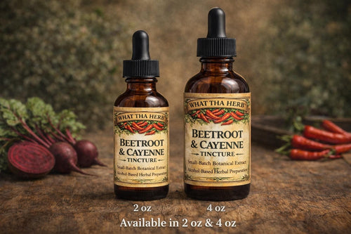 Beet Root & Cayenne Tincture | Botanical Energy Blend | 2 oz 4 oz