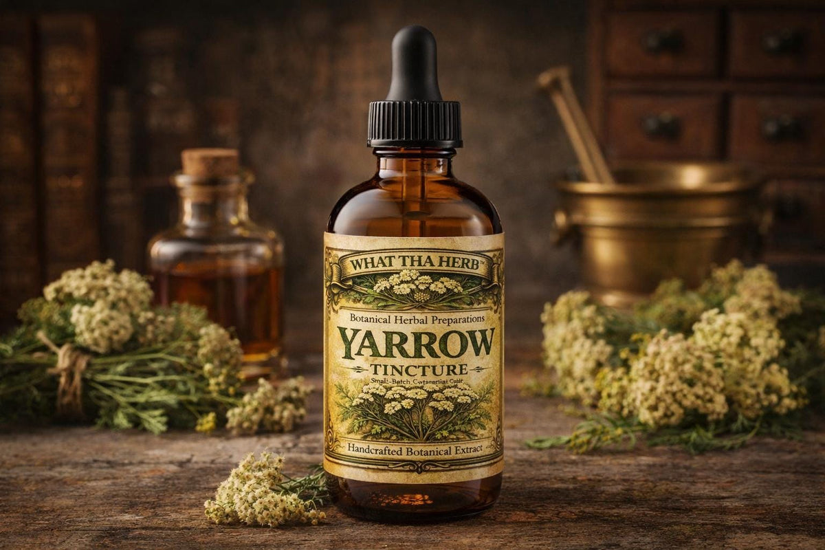 Yarrow Tincture | Alcohol-Based Botanical Extract | Small Batch Herbal Preparation