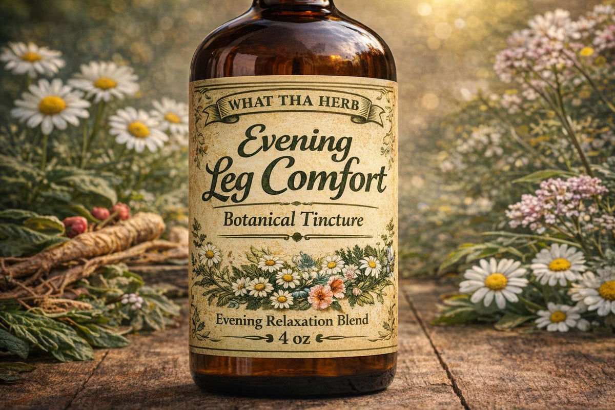 Evening Leg Comfort Tincture | Calming Herbal Blend for Relaxation & Bedtime Routine