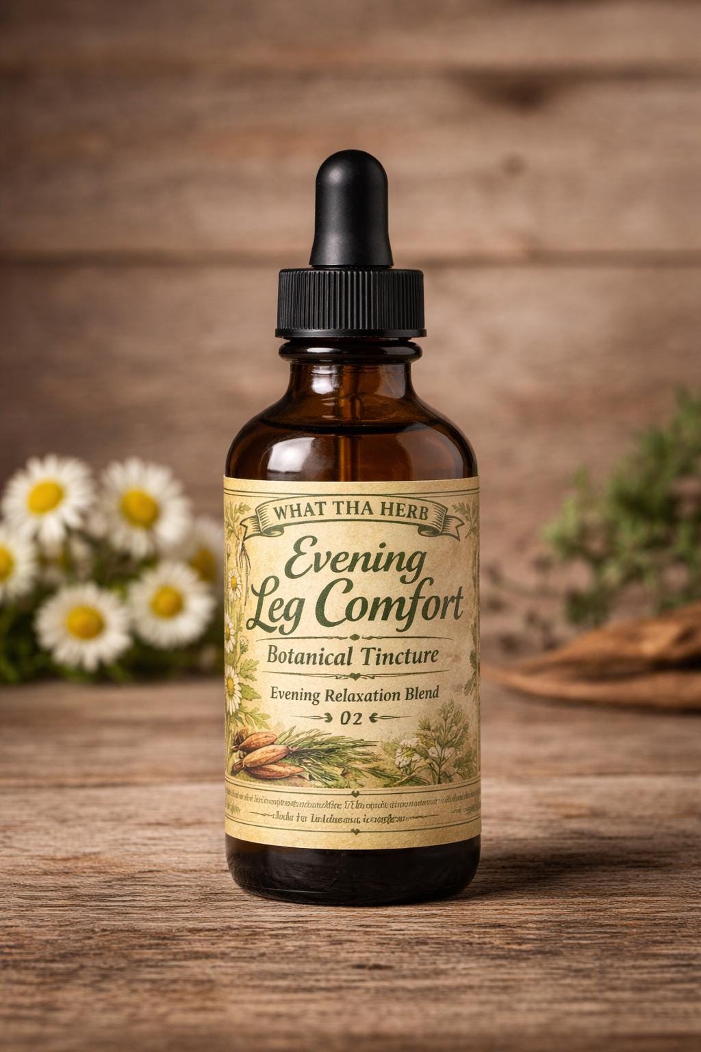 Evening Leg Comfort Tincture | Calming Herbal Blend for Relaxation & Bedtime Routine