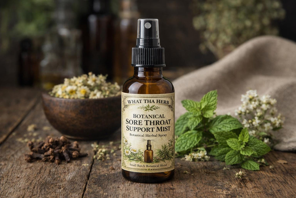 Botanical Sore Throat Support Mist | Herbal Plant Spray