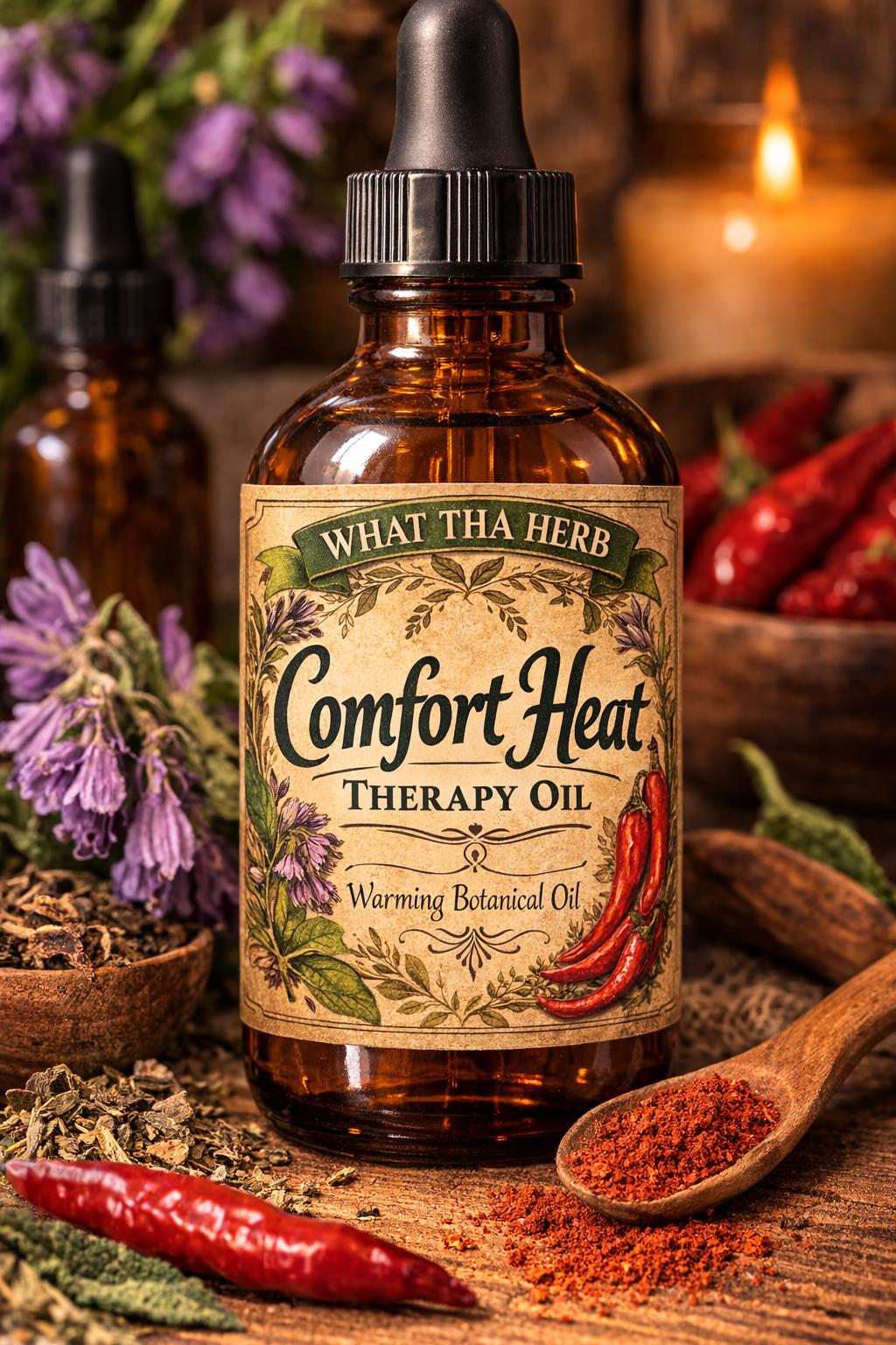 Comfort Heat Therapy Oil | Botanical Heat Massage Blend