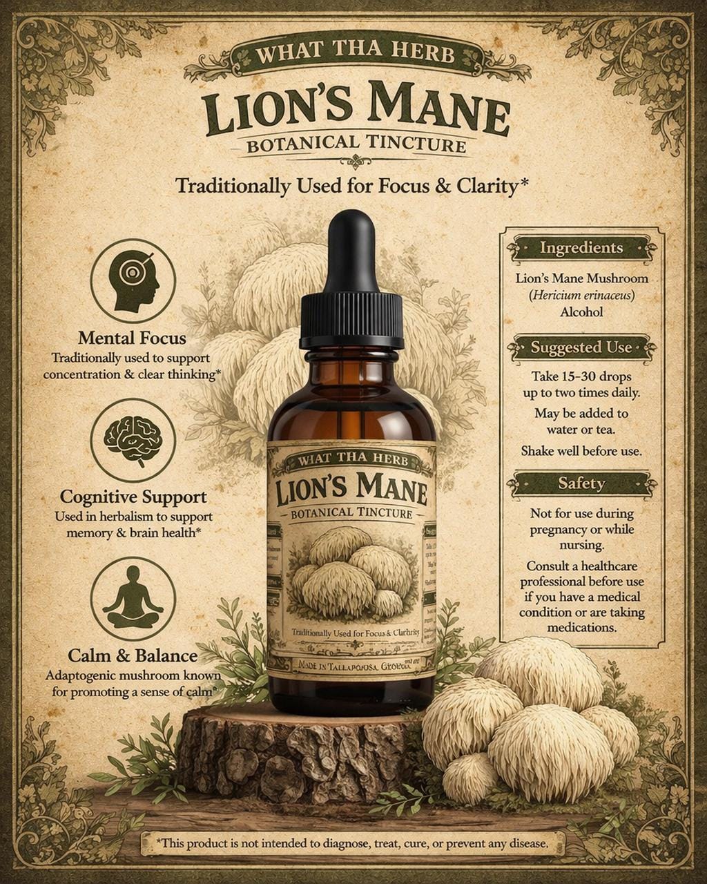 Lion’s Mane Tincture