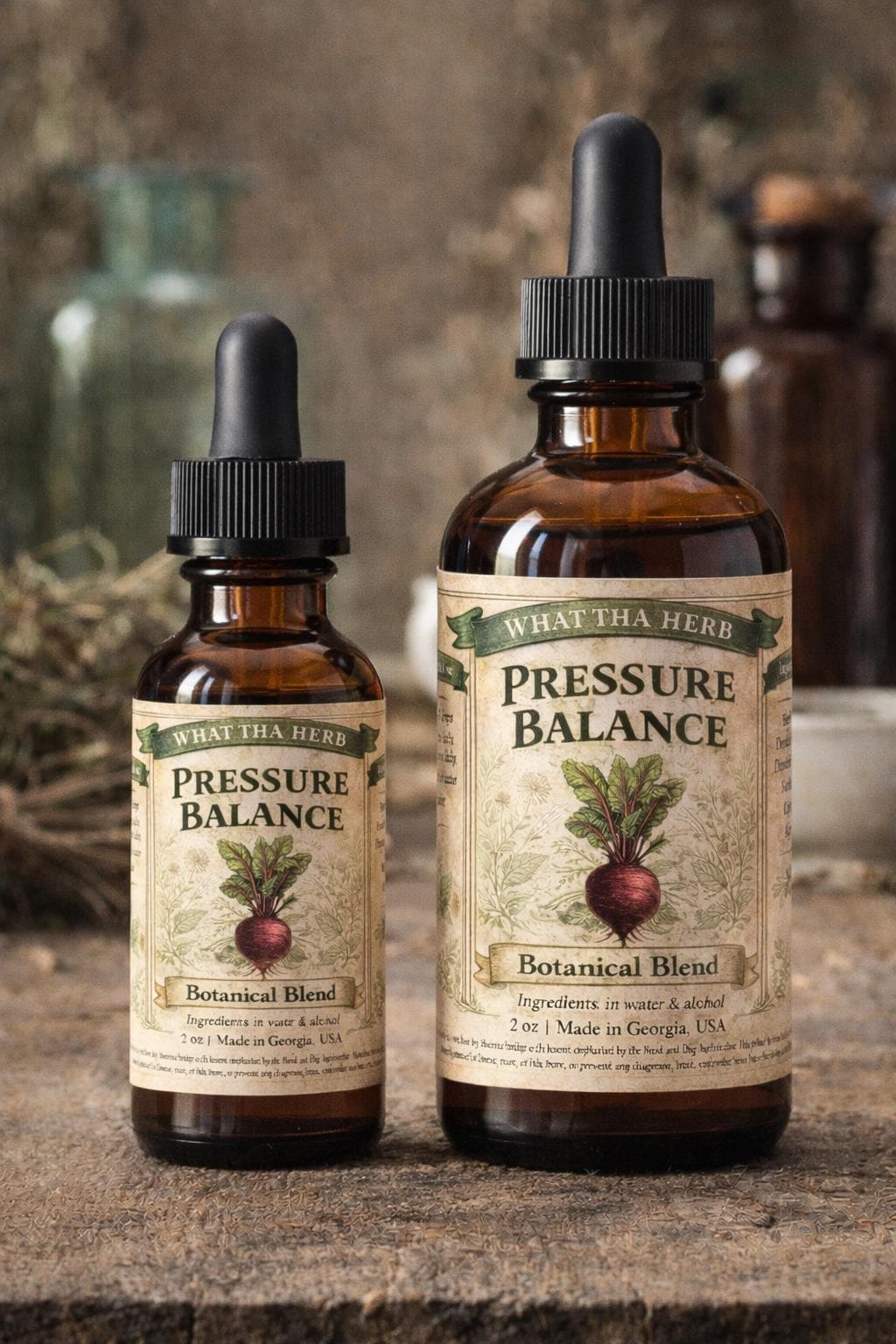Pressure Balance Botanical Tincture, Beet Root Dandelion Nettle Cayenne Liquid Extract