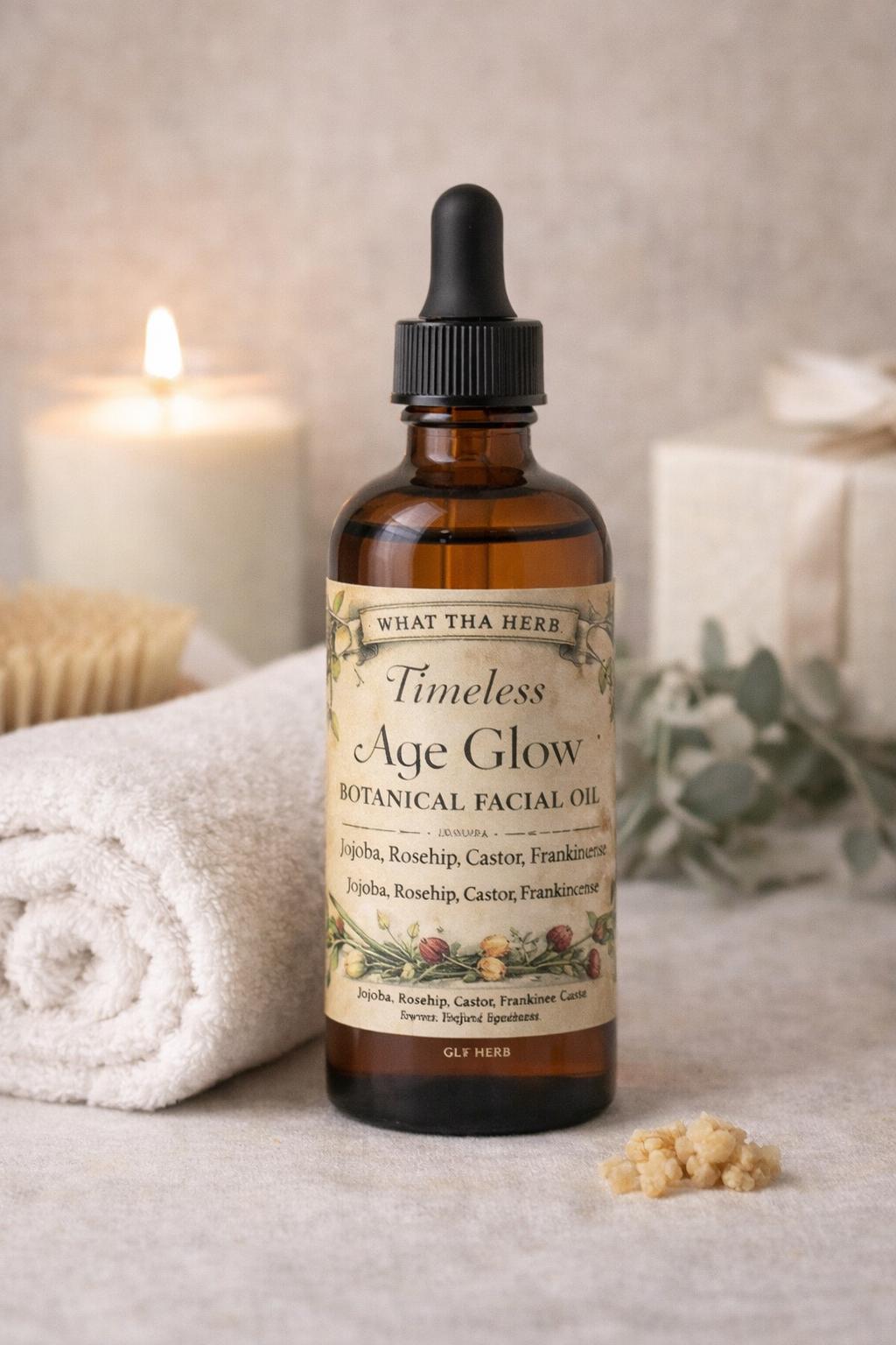 Timeless Age Glow Botanical Facial Oil | Jojoba Rosehip Blend