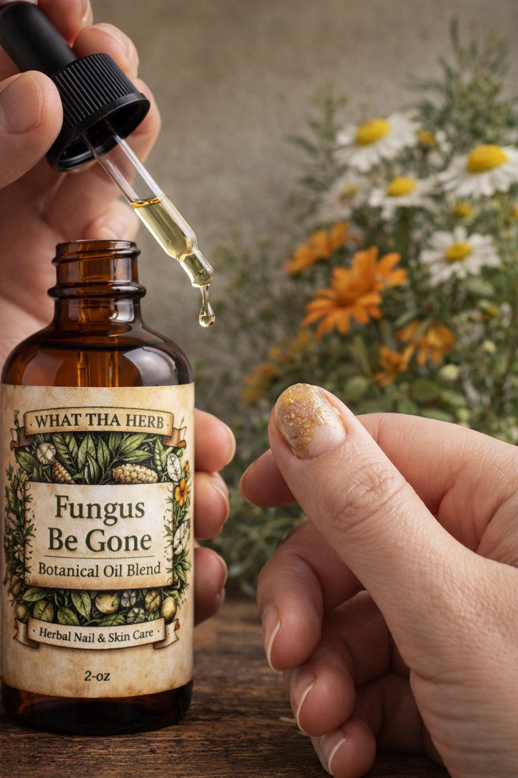 Fungus Be Gone Botanical Oil | Optional Tea Tree | Nail & Foot Care