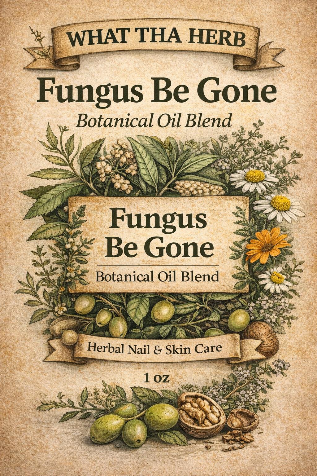 Fungus Be Gone Botanical Oil | Optional Tea Tree | Nail & Foot Care