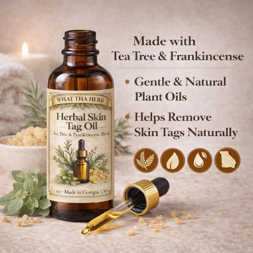 Herbal Skin Tag Oil | Tea Tree & Frankincense Blend