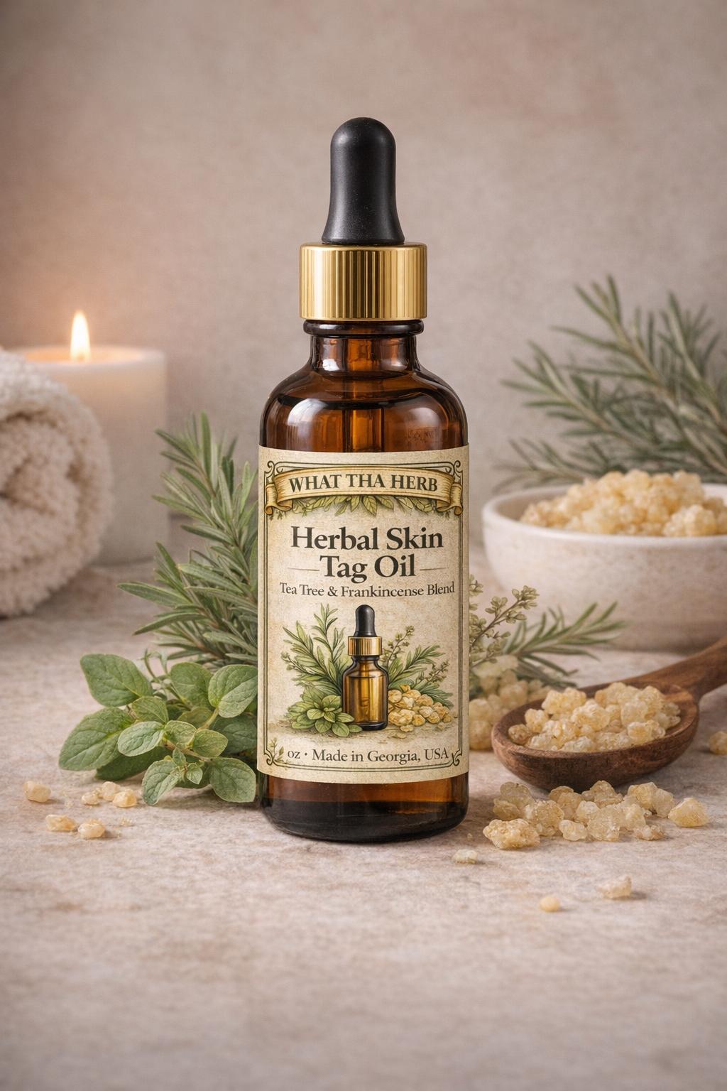 Herbal Skin Tag Oil | Tea Tree & Frankincense Blend