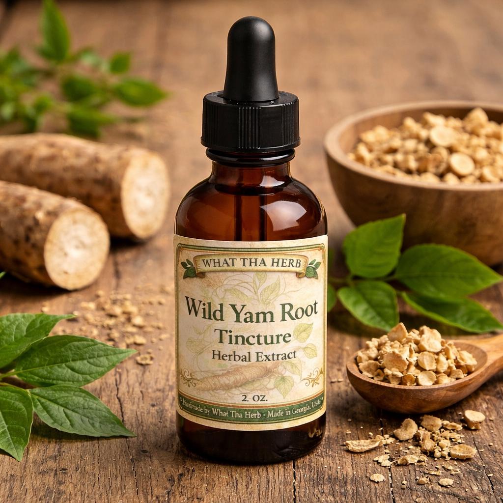Wild Yam Root Tincture, Dioscorea Villosa Herbal Extract, Alcohol Botanical, Traditional Preparation