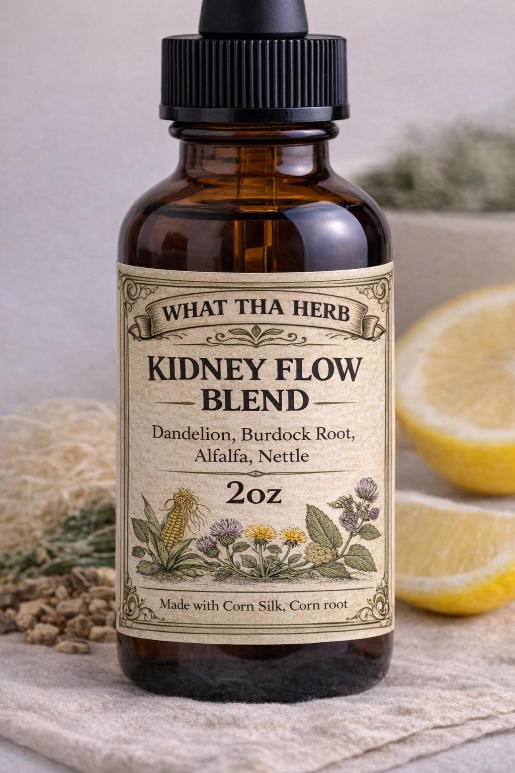 Kidney Flow Blend Herbal Tincture | Botanical Drops | Daily Herbal Routine