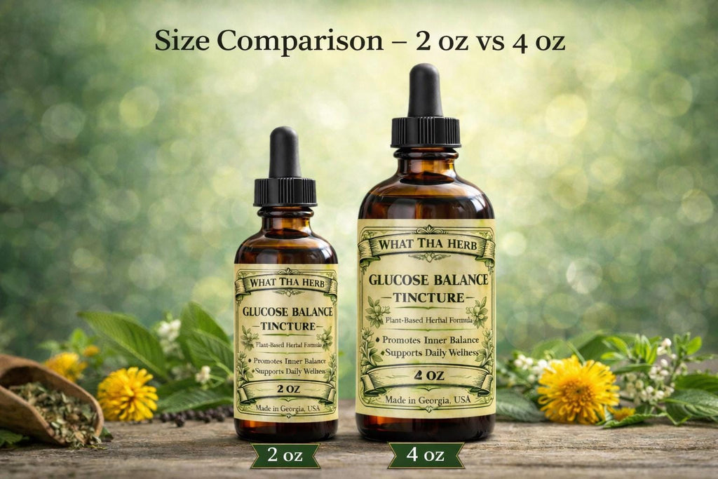 Glucose Balance Duo • Herbal Tincture & Oil Set • Botanical Wellness Pair