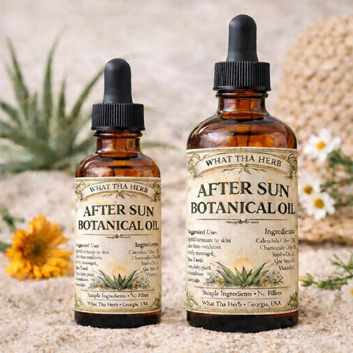 After Sun Botanical Oil | Lightweight Skin Oil with Calendula and Chamomile