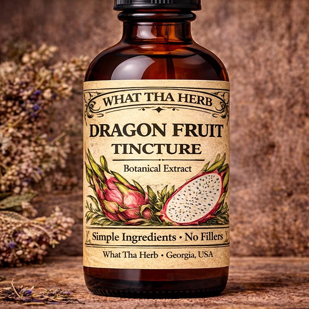 Dragonfruit Herbal Tincture: Antioxidant Skin & Energy Support