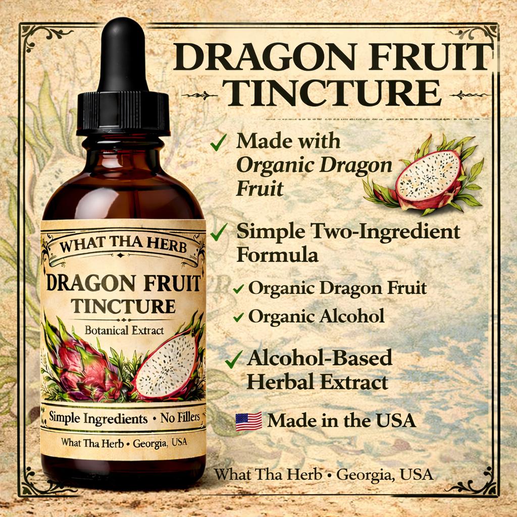 Dragonfruit Herbal Tincture: Antioxidant Skin & Energy Support